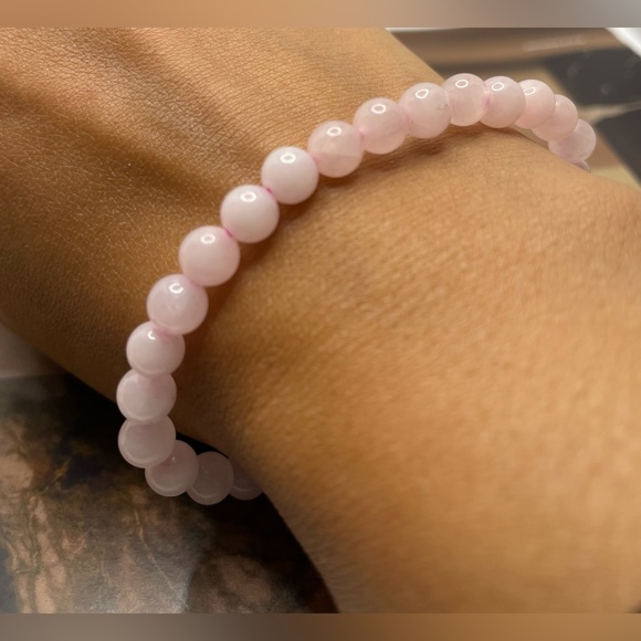 Rose Quartz Bracelet Natural gemstone bracelet - Picture 3 of 8